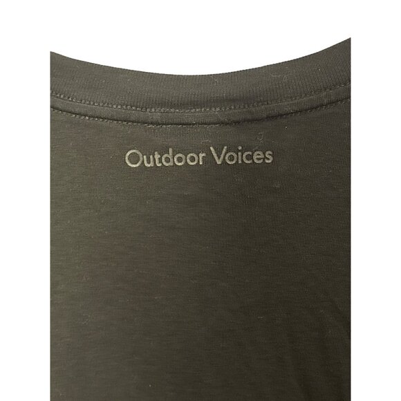 Outdoor Voices Black Long-Sleeve Crewneck Womens Shirt Size M - Picture 4 of 4